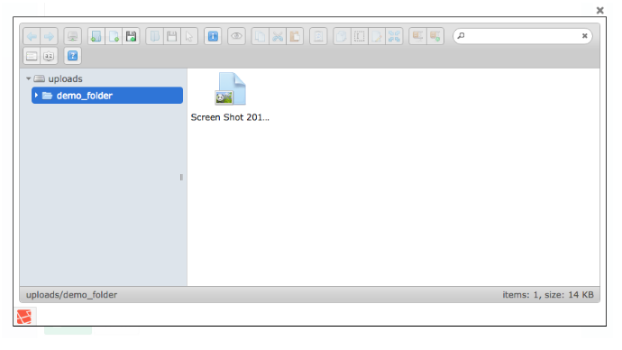 CRUD Field - browse popup