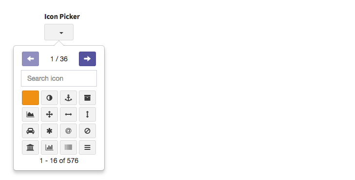 CRUD Field - icon_picker