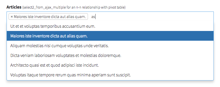 CRUD Field - select2_from_ajax_multiple